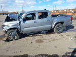 2021 Toyota Tacoma Trd Sport Silver vin: 5TFAZ5CN9MX112646