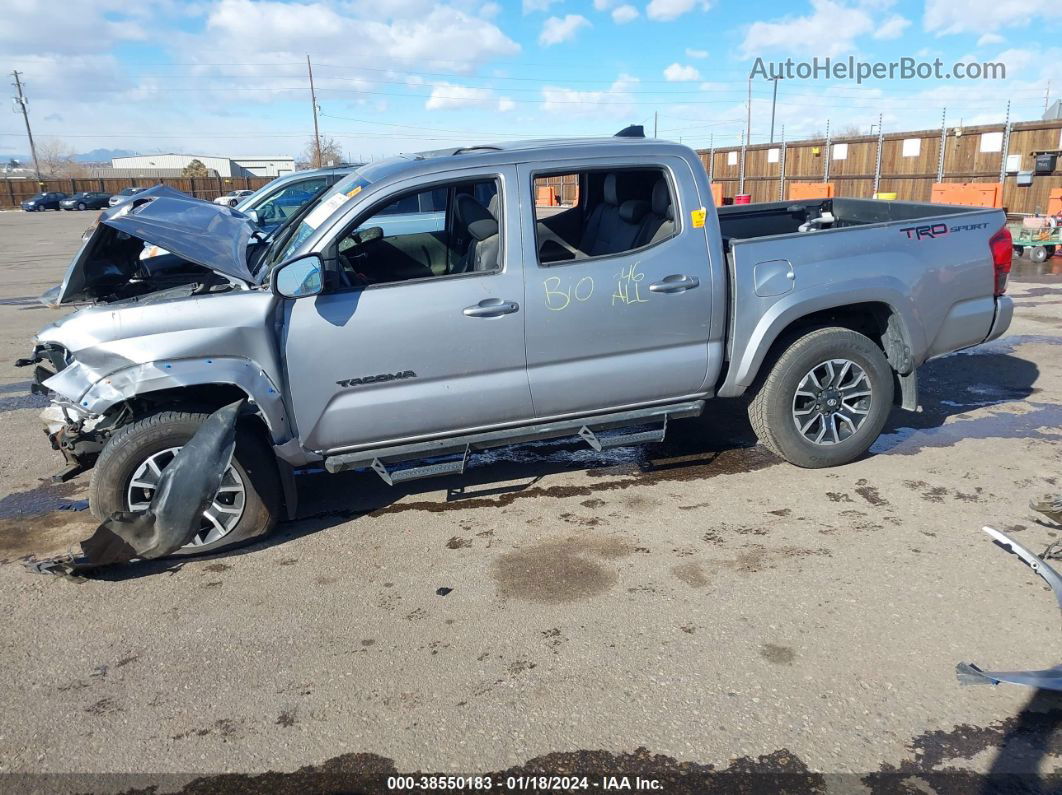 2021 Toyota Tacoma Trd Sport Silver vin: 5TFAZ5CN9MX112646