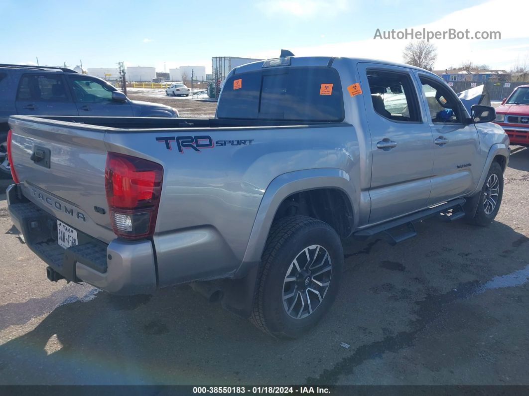 2021 Toyota Tacoma Trd Sport Silver vin: 5TFAZ5CN9MX112646