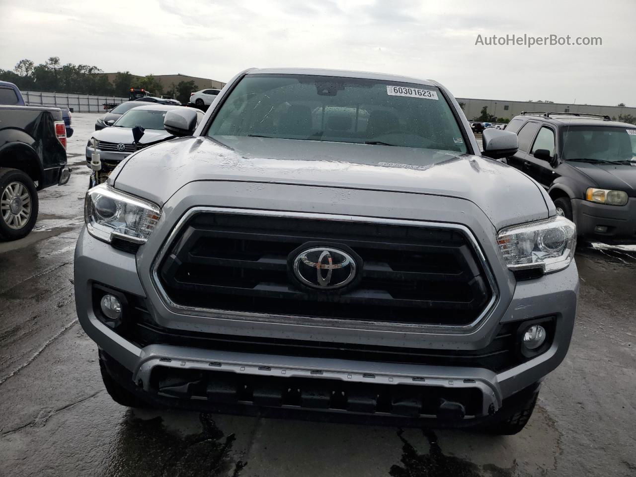 2020 Toyota Tacoma Double Cab Gray vin: 5TFAZ5CNXLX090784