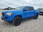 2020 Toyota Tacoma Double Cab Blue vin: 5TFAZ5CNXLX095161