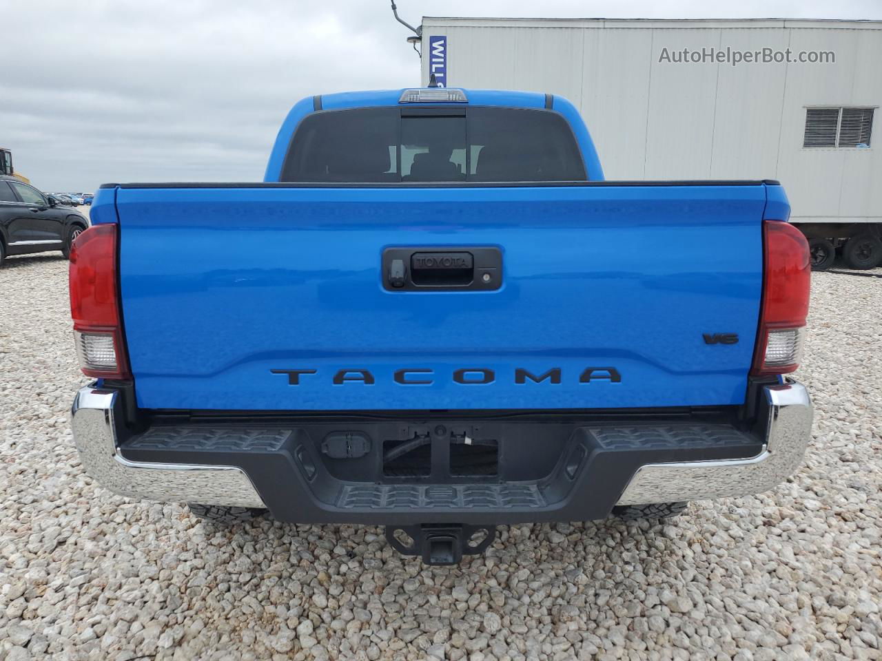 2020 Toyota Tacoma Double Cab Blue vin: 5TFAZ5CNXLX095161