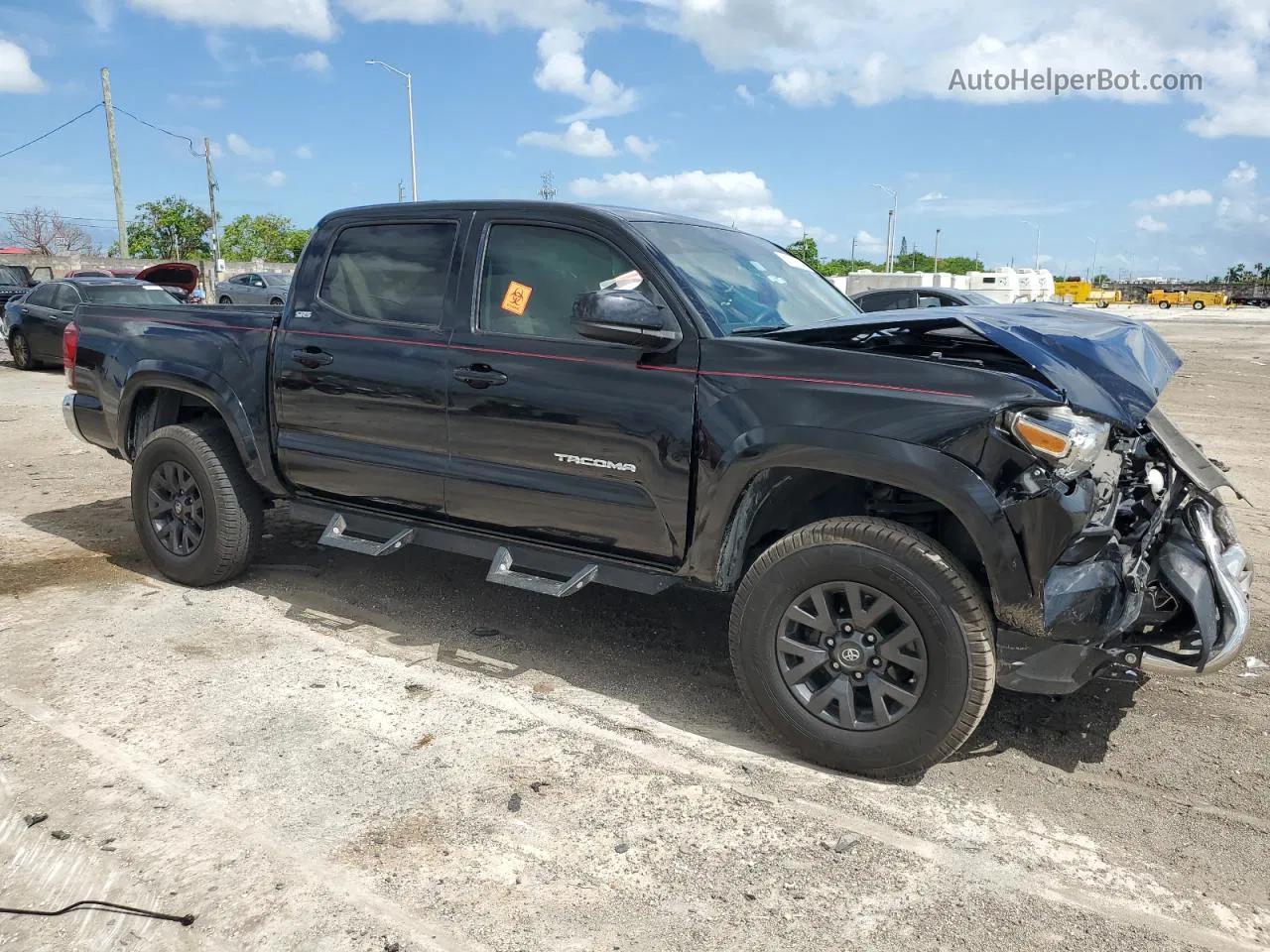 2021 Toyota Tacoma Double Cab Black vin: 5TFAZ5CNXMX095355