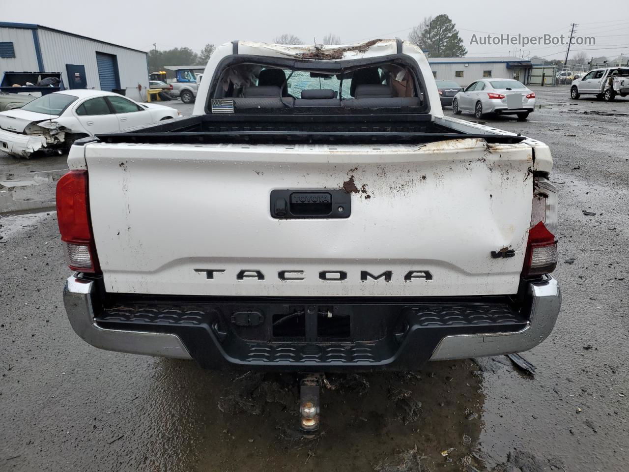 2021 Toyota Tacoma Double Cab White vin: 5TFAZ5CNXMX099034