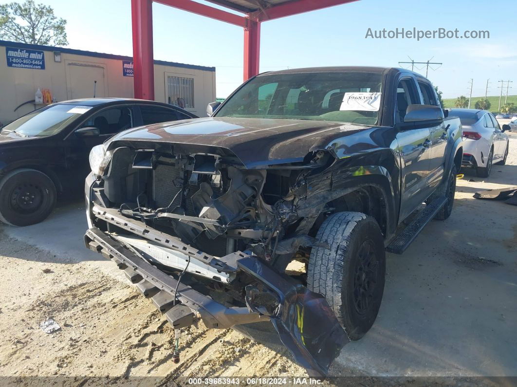 2021 Toyota Tacoma Sr5 V6 Gray vin: 5TFAZ5CNXMX103471