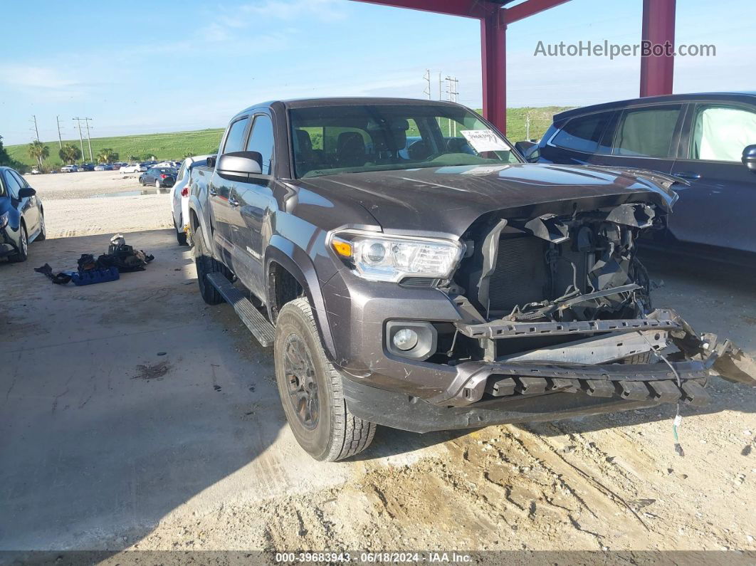 2021 Toyota Tacoma Sr5 V6 Gray vin: 5TFAZ5CNXMX103471