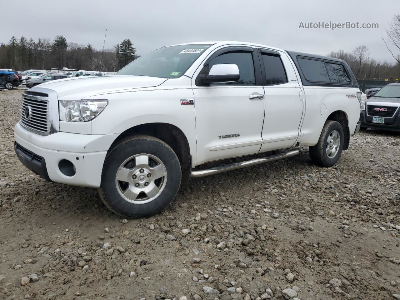 2012 Toyota Tundra Double Cab Limited Белый vin: 5TFBY5F13CX215060