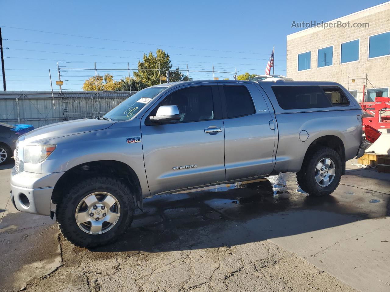 2012 Toyota Tundra Double Cab Limited Серебряный vin: 5TFBY5F15CX237092