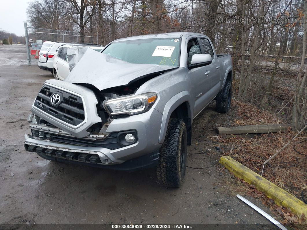 2017 Toyota Tacoma Sr5 Silver vin: 5TFBZ5DN3HX002880