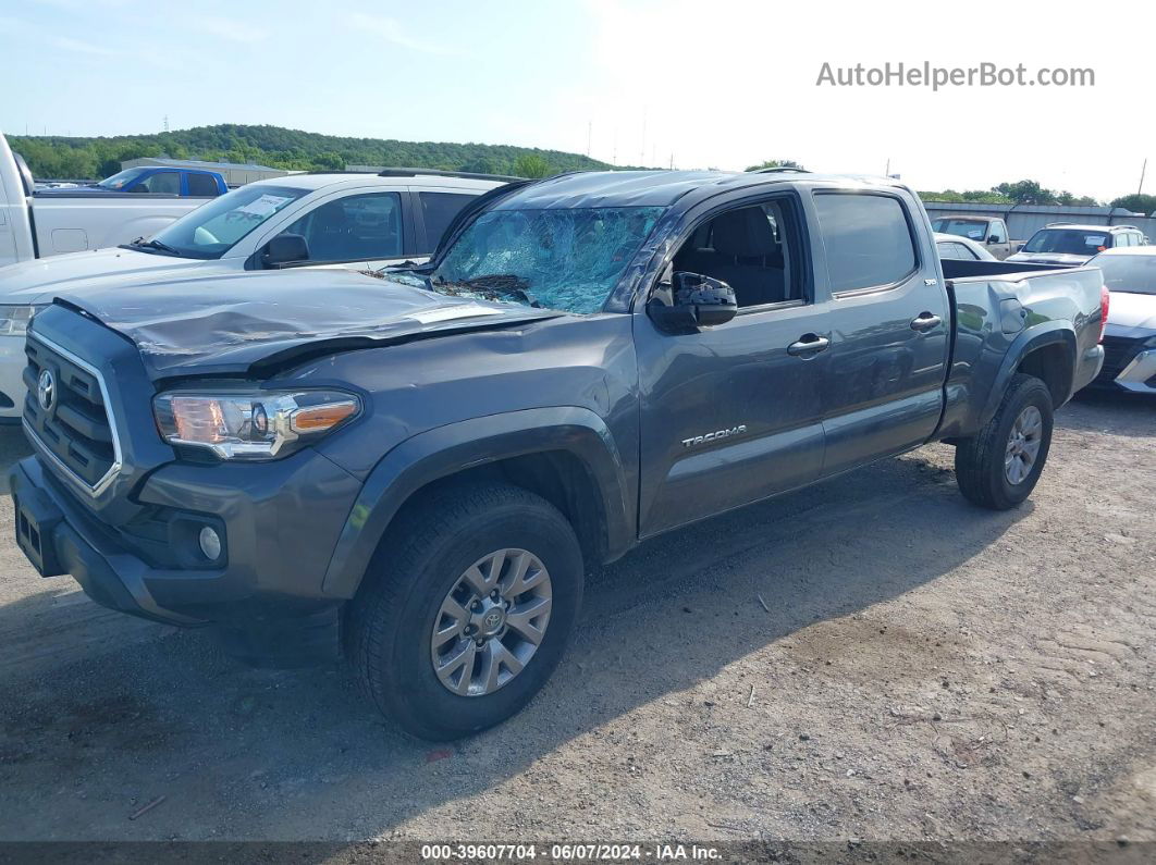 2017 Toyota Tacoma Sr5 Gray vin: 5TFBZ5DN3HX002894