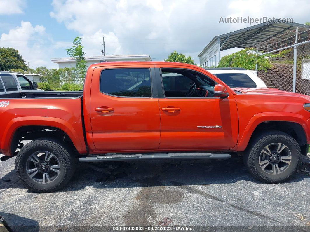 2017 Toyota Tacoma Sr5/trd Sport Orange vin: 5TFCZ5AN0HX069039