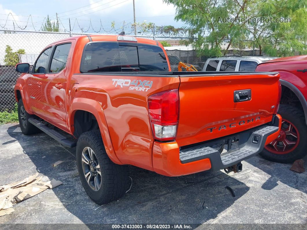 2017 Toyota Tacoma Sr5/trd Sport Orange vin: 5TFCZ5AN0HX069039