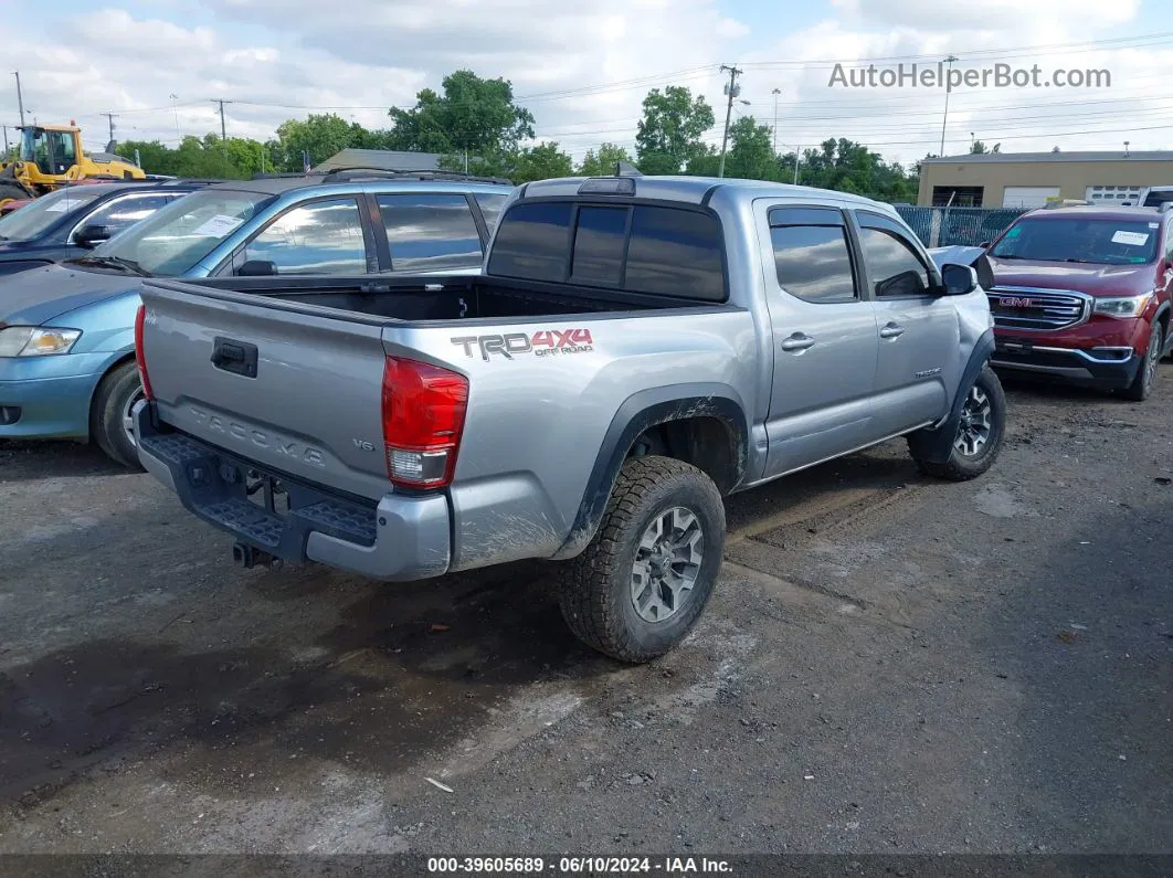 2017 Toyota Tacoma Trd Off Road Silver vin: 5TFCZ5AN0HX072359