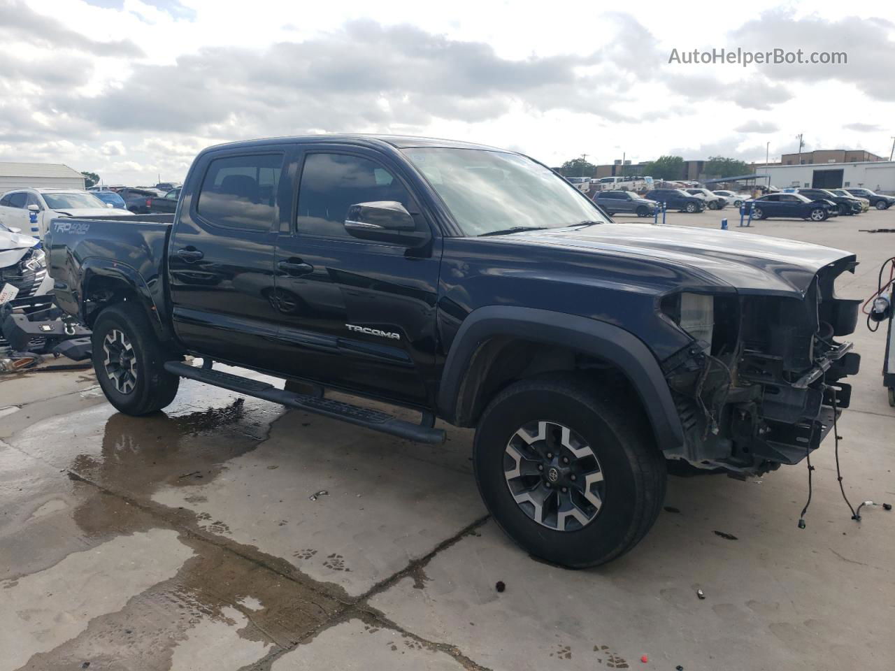 2017 Toyota Tacoma Double Cab Black vin: 5TFCZ5AN0HX081322