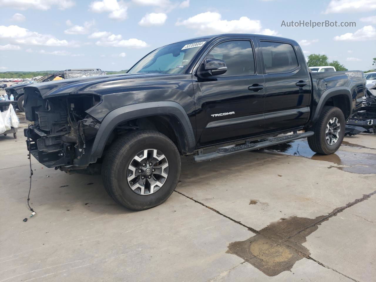 2017 Toyota Tacoma Double Cab Black vin: 5TFCZ5AN0HX081322