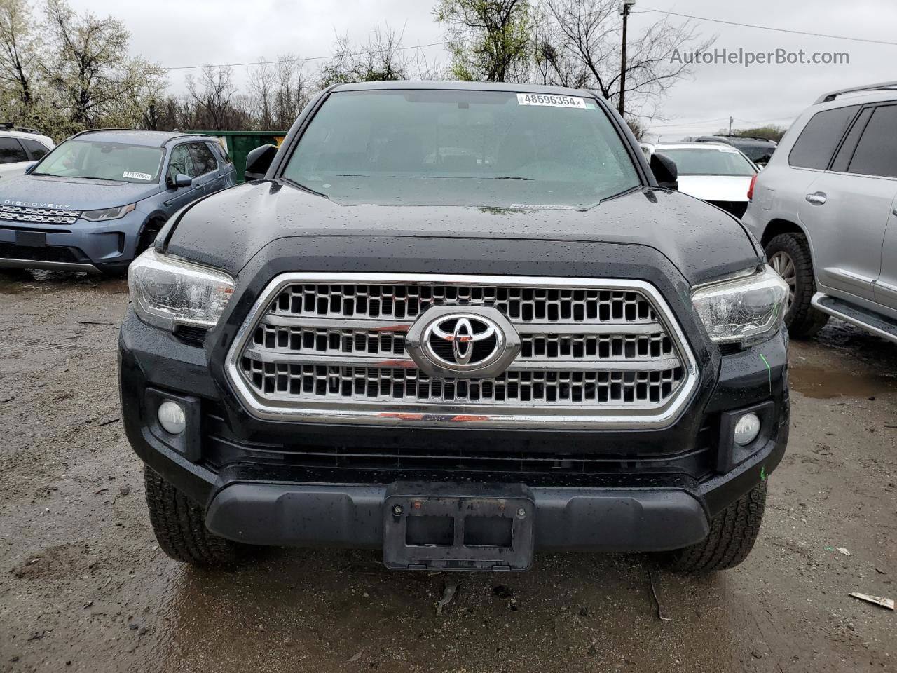 2017 Toyota Tacoma Double Cab Black vin: 5TFCZ5AN0HX119860