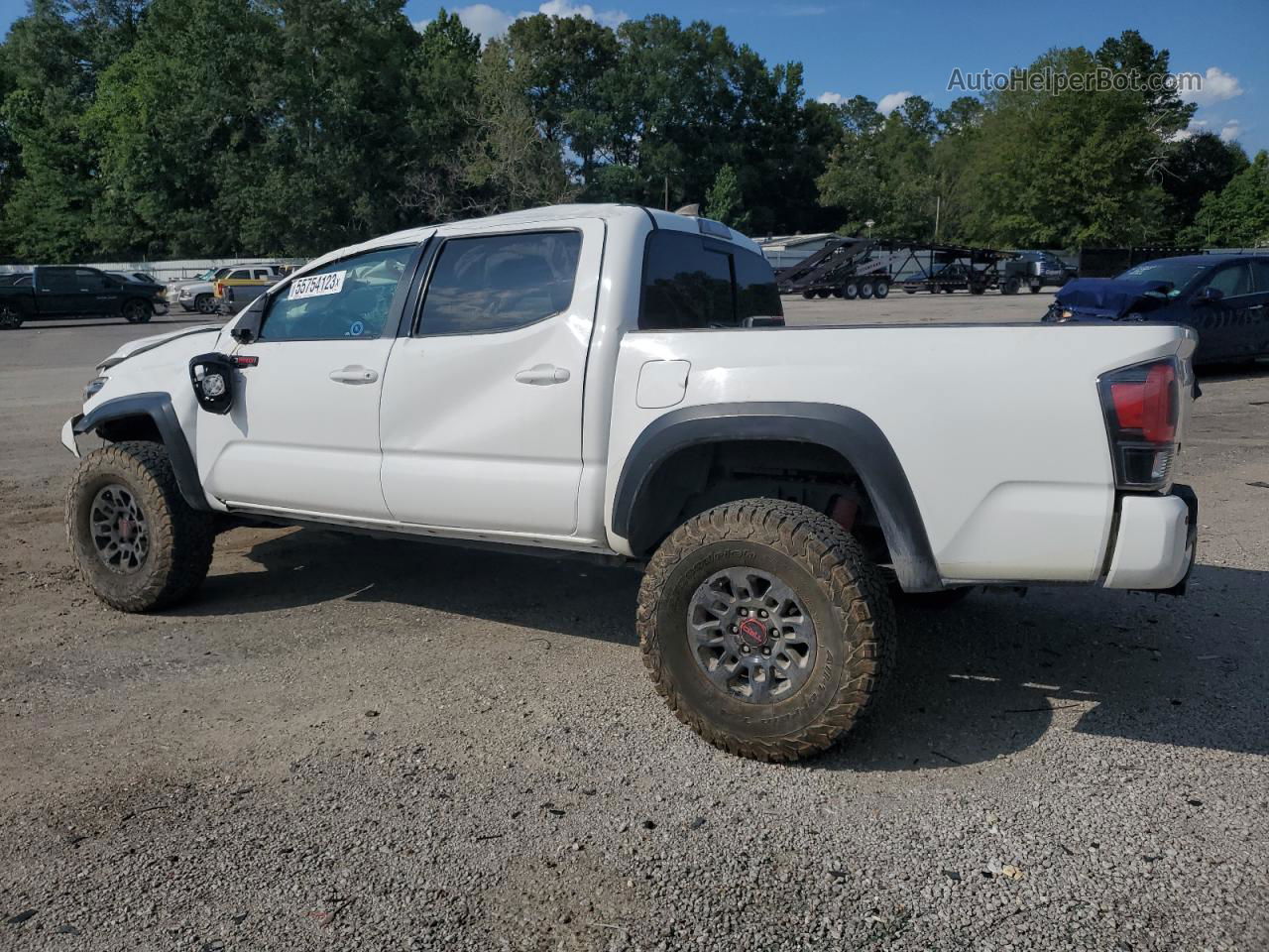 2019 Toyota Tacoma Double Cab White vin: 5TFCZ5AN0KX173828