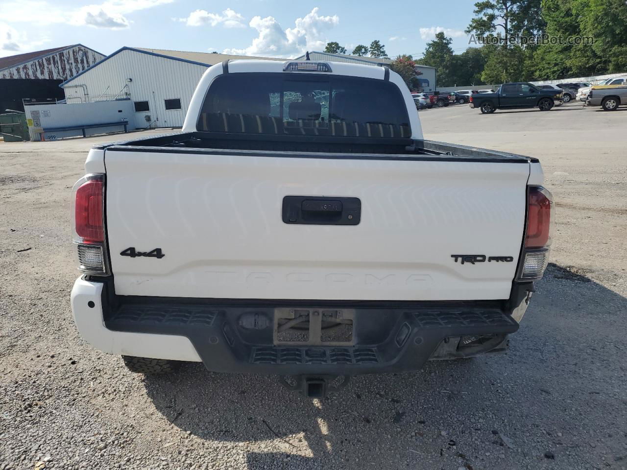 2019 Toyota Tacoma Double Cab White vin: 5TFCZ5AN0KX173828