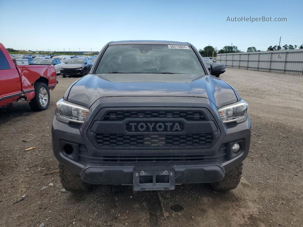 2019 Toyota Tacoma Double Cab Серый vin: 5TFCZ5AN0KX180181