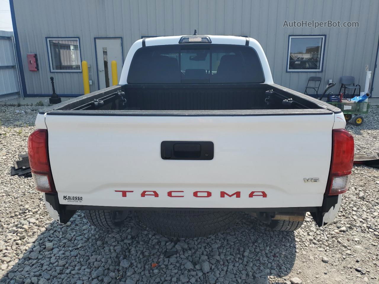 2019 Toyota Tacoma Double Cab White vin: 5TFCZ5AN0KX197627