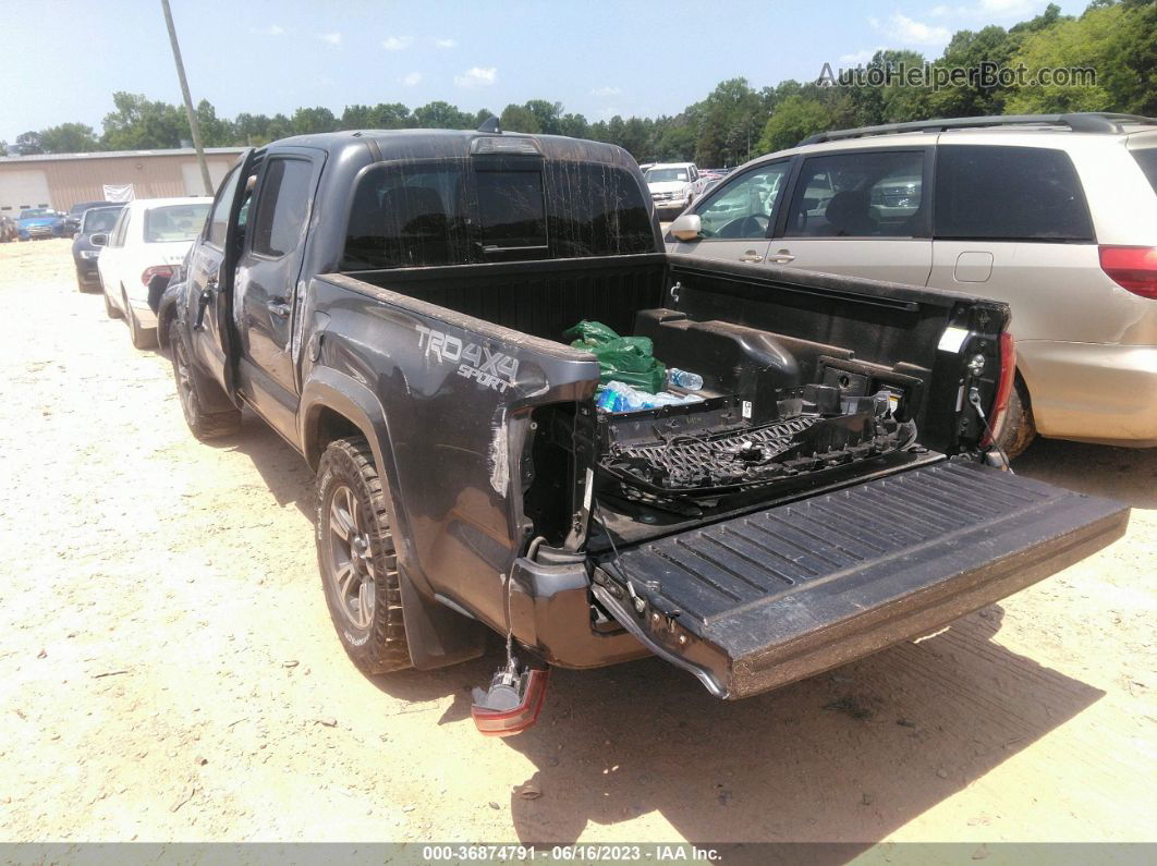 2019 Toyota Tacoma 4wd Sr/sr5/trd Sport Gray vin: 5TFCZ5AN0KX205144