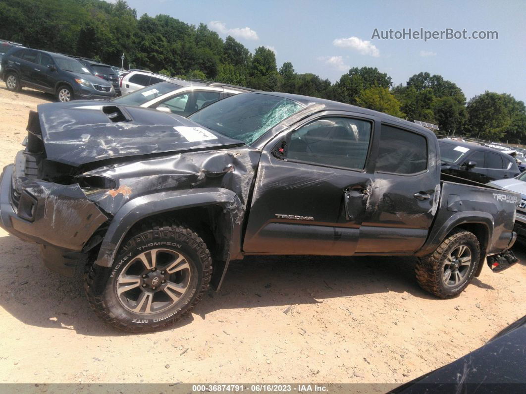 2019 Toyota Tacoma 4wd Sr/sr5/trd Sport Gray vin: 5TFCZ5AN0KX205144