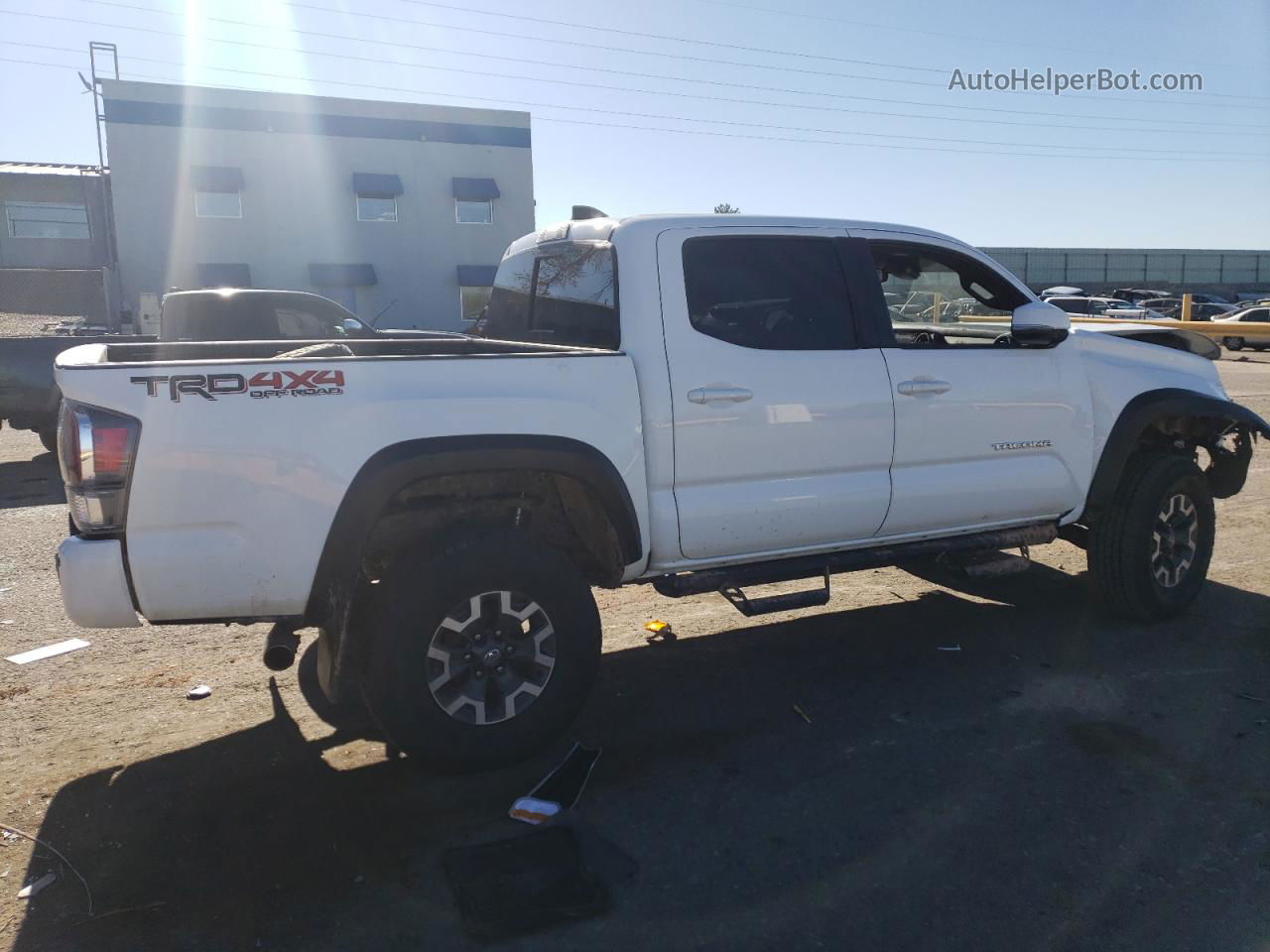 2020 Toyota Tacoma Double Cab White vin: 5TFCZ5AN0LX224763