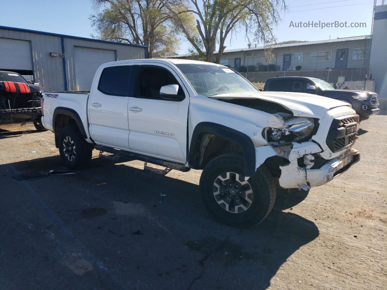 2020 Toyota Tacoma Double Cab White vin: 5TFCZ5AN0LX224763