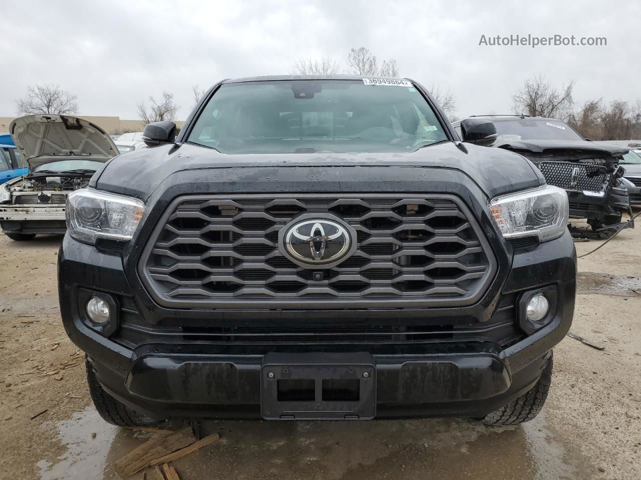 2020 Toyota Tacoma Double Cab Black vin: 5TFCZ5AN0LX231423