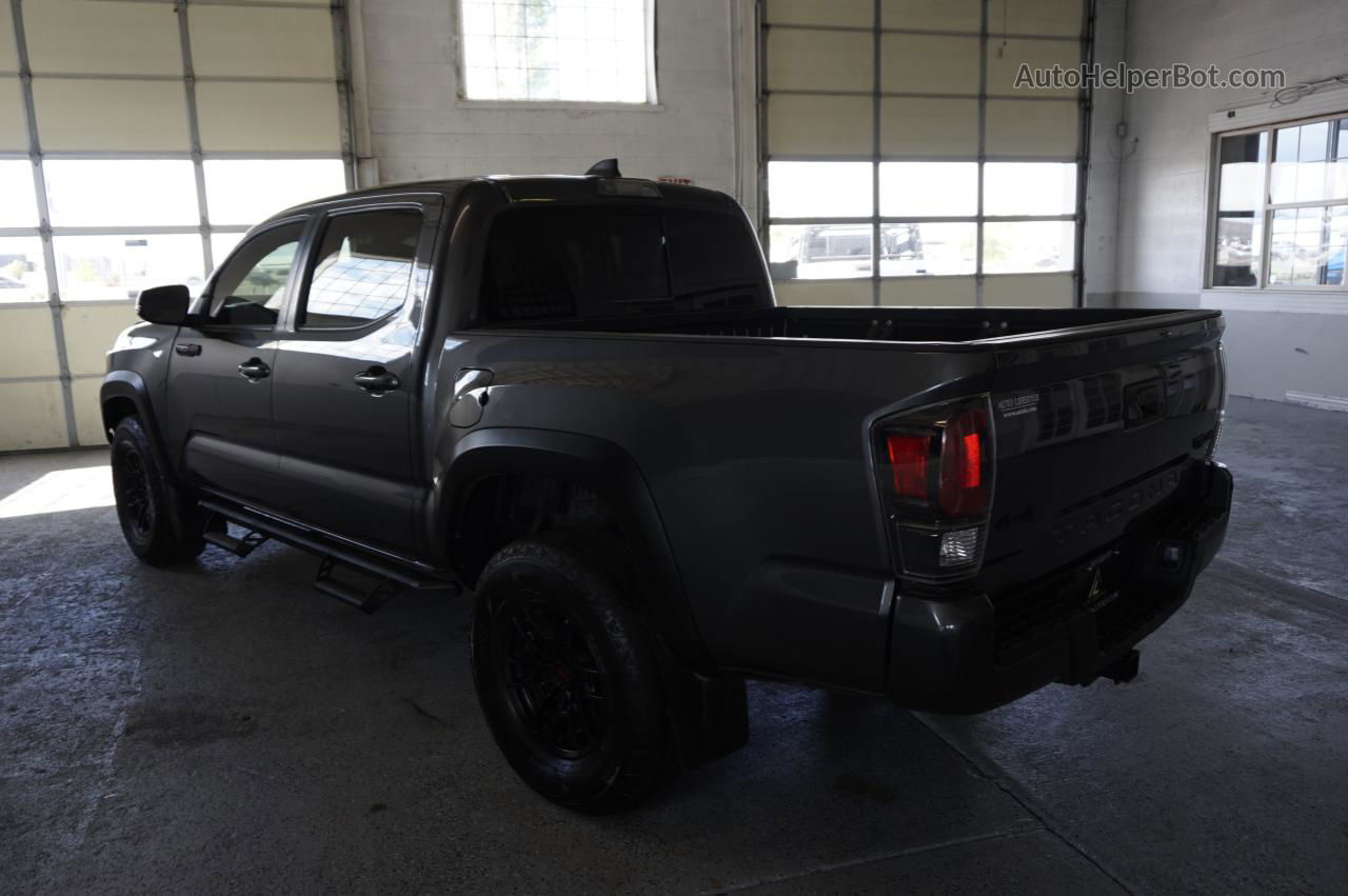 2020 Toyota Tacoma Double Cab Gray vin: 5TFCZ5AN0LX237271