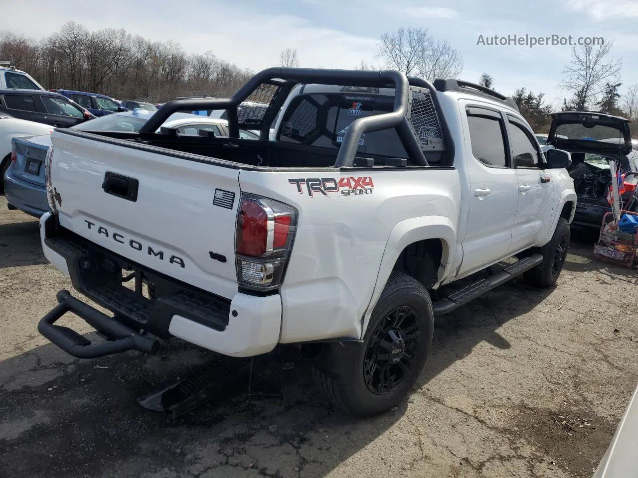 2021 Toyota Tacoma Double Cab Белый vin: 5TFCZ5AN0MX254749