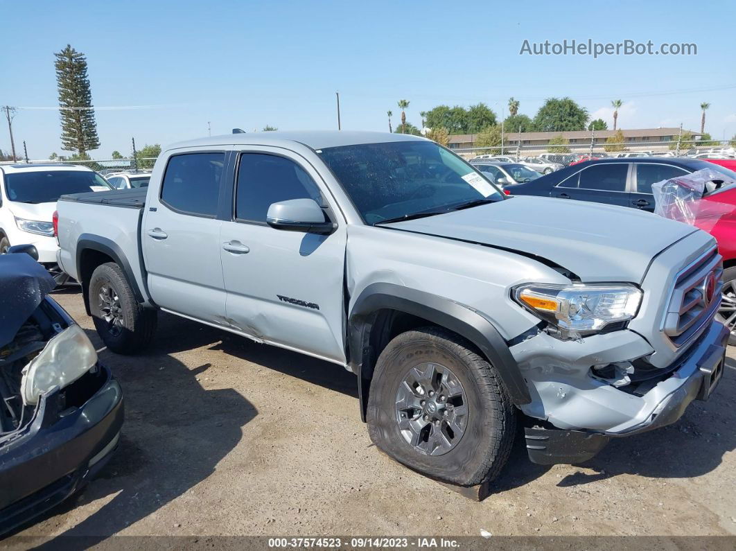 2021 Toyota Tacoma Sr5 V6 Gray vin: 5TFCZ5AN0MX263046