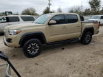 2017 Toyota Tacoma Double Cab Beige vin: 5TFCZ5AN1HX057532