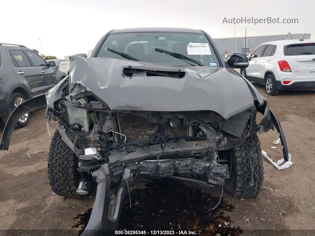 2017 Toyota Tacoma Trd Sport Gray vin: 5TFCZ5AN1HX079627