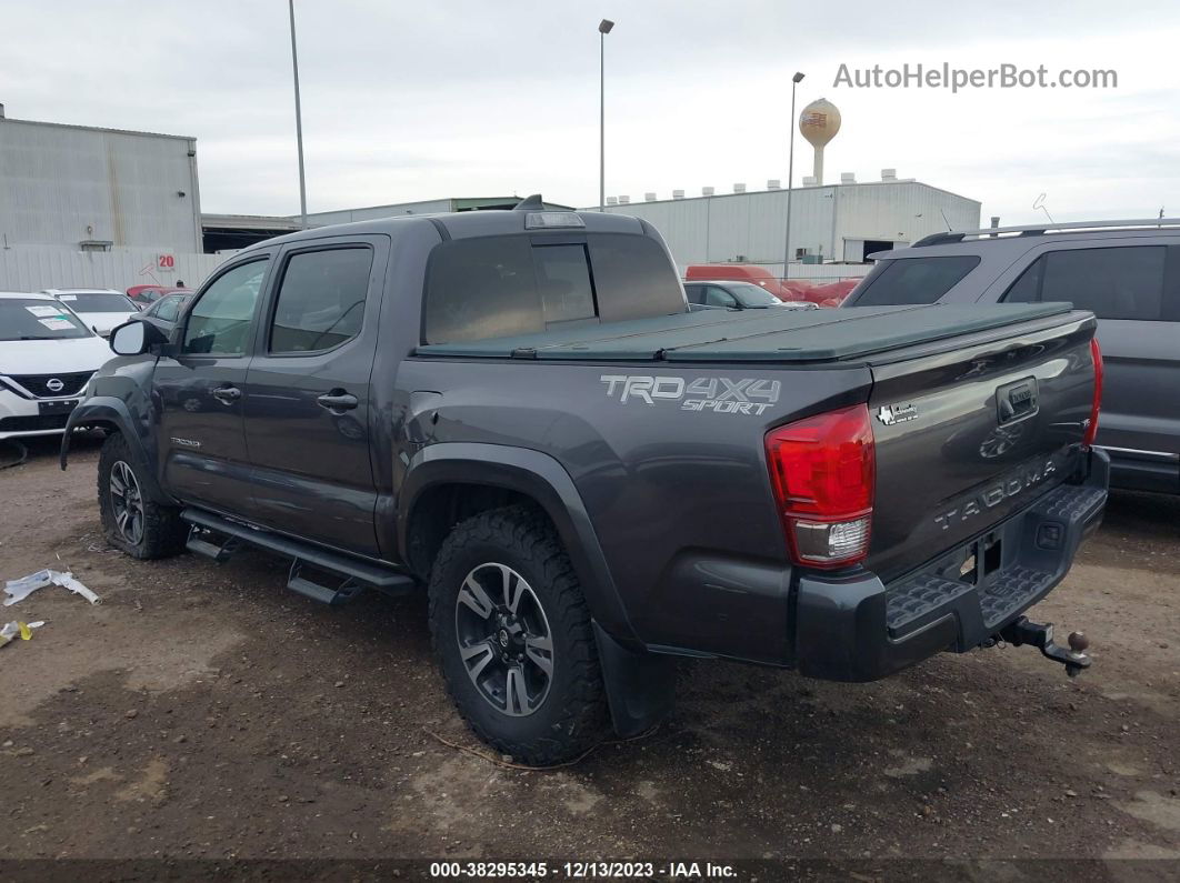 2017 Toyota Tacoma Trd Sport Gray vin: 5TFCZ5AN1HX079627