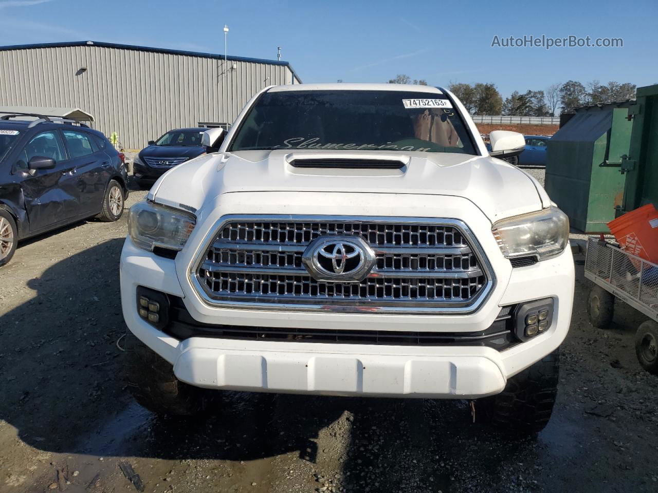 2017 Toyota Tacoma Double Cab White vin: 5TFCZ5AN1HX081782