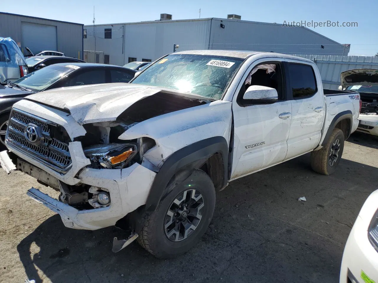 2017 Toyota Tacoma Double Cab White vin: 5TFCZ5AN1HX087694