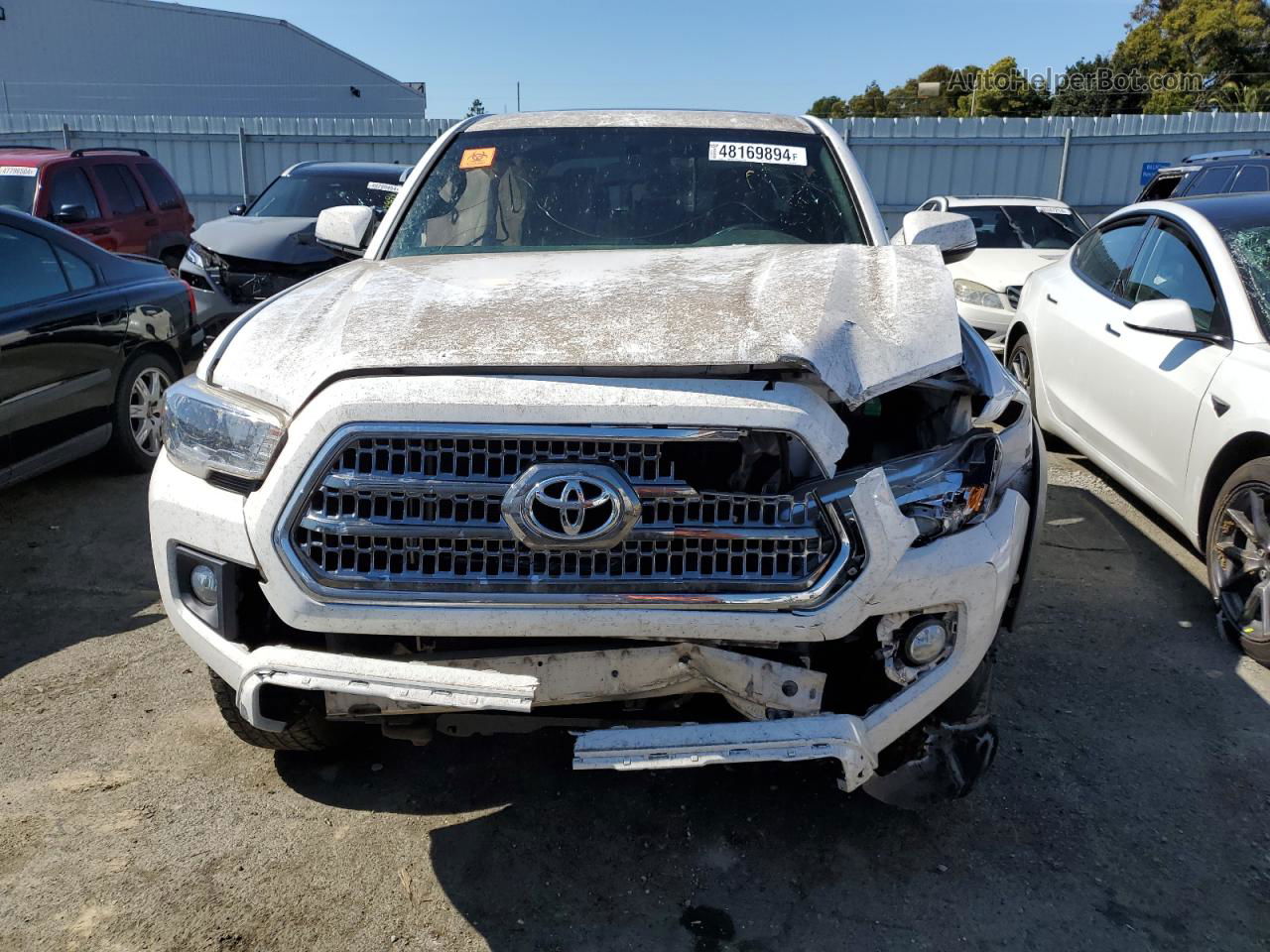 2017 Toyota Tacoma Double Cab White vin: 5TFCZ5AN1HX087694