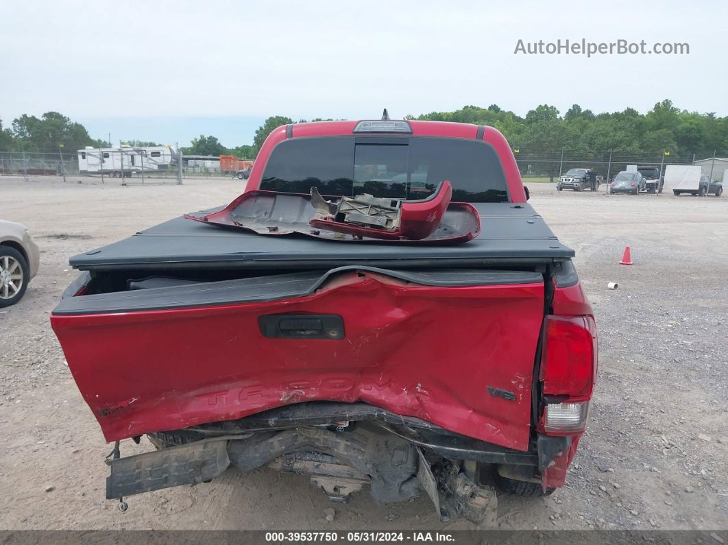 2019 Toyota Tacoma Trd Sport Red vin: 5TFCZ5AN1KX185504