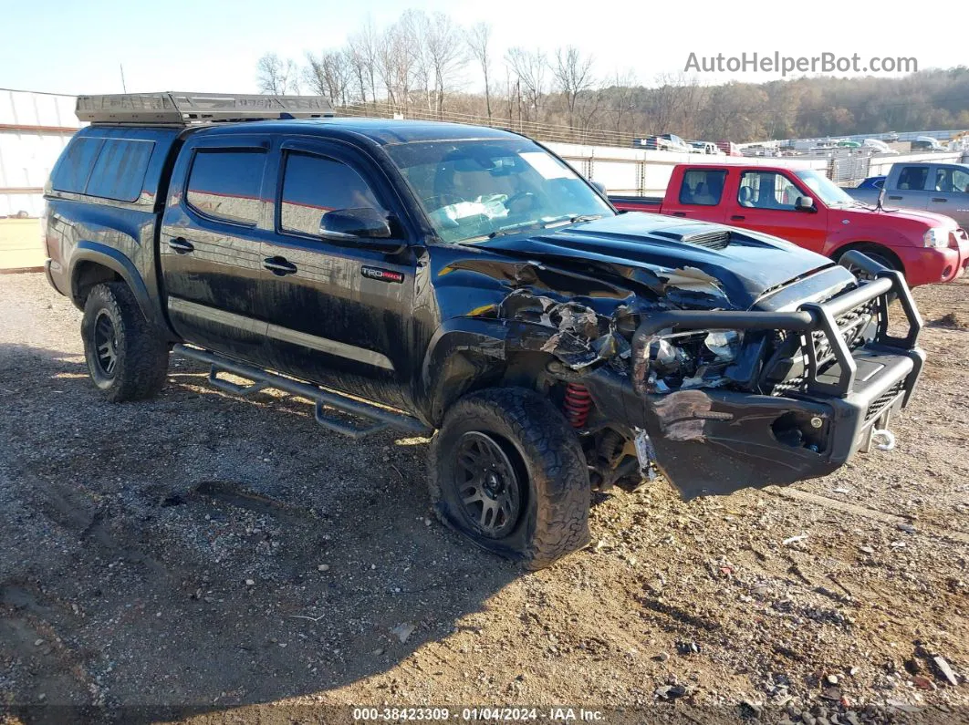 2019 Toyota Tacoma Trd Pro Черный vin: 5TFCZ5AN1KX205394