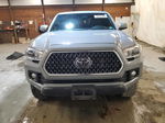 2019 Toyota Tacoma Double Cab Gray vin: 5TFCZ5AN1KX205797