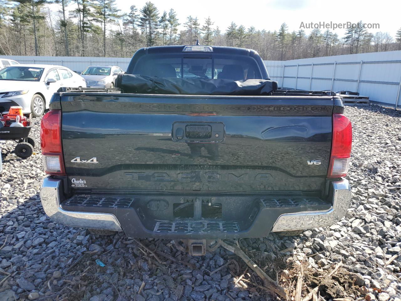 2019 Toyota Tacoma Double Cab Black vin: 5TFCZ5AN1KX208716