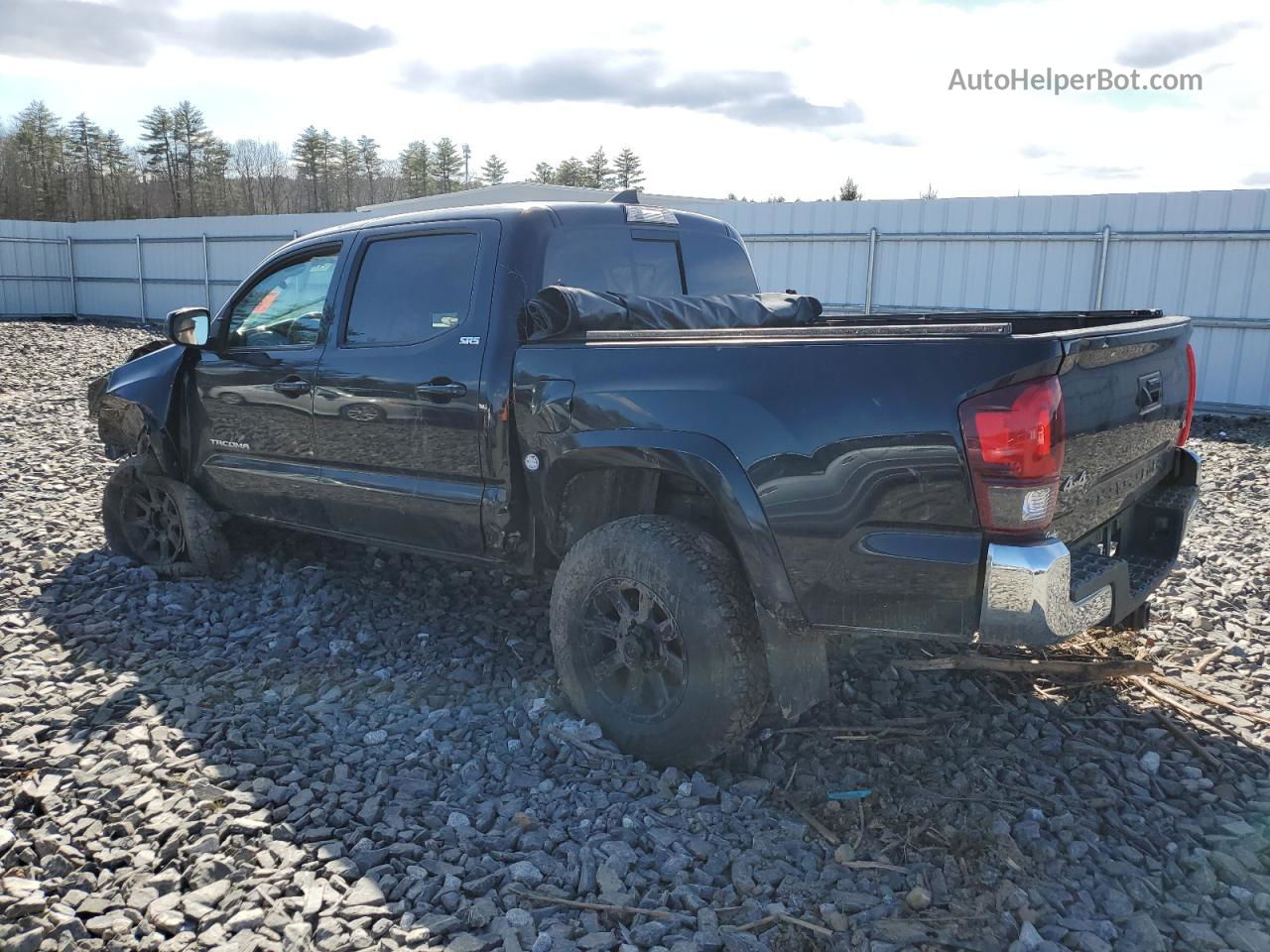 2019 Toyota Tacoma Double Cab Black vin: 5TFCZ5AN1KX208716