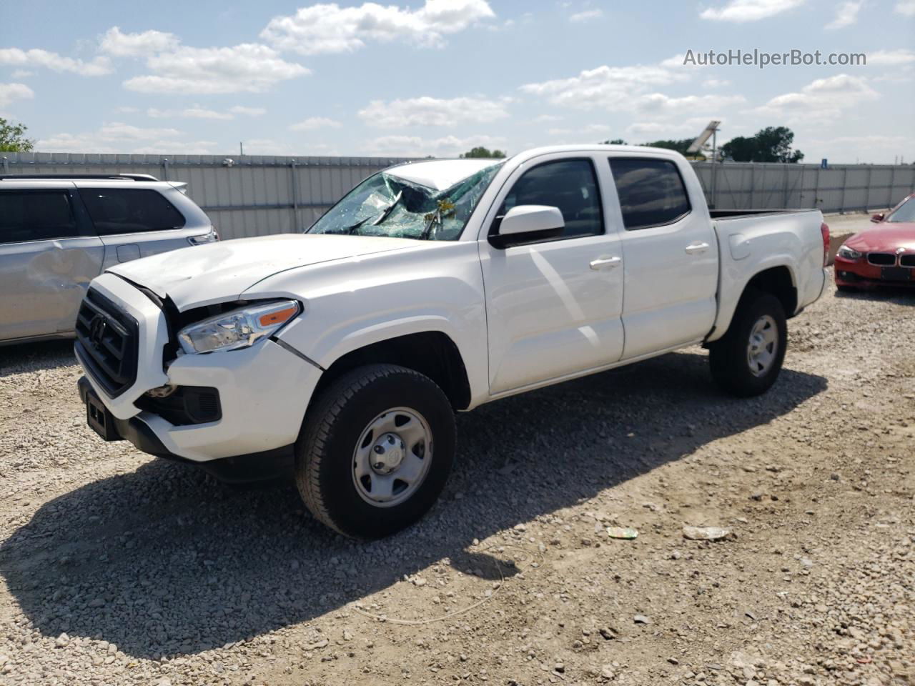 2020 Toyota Tacoma Double Cab White vin: 5TFCZ5AN1LX212816