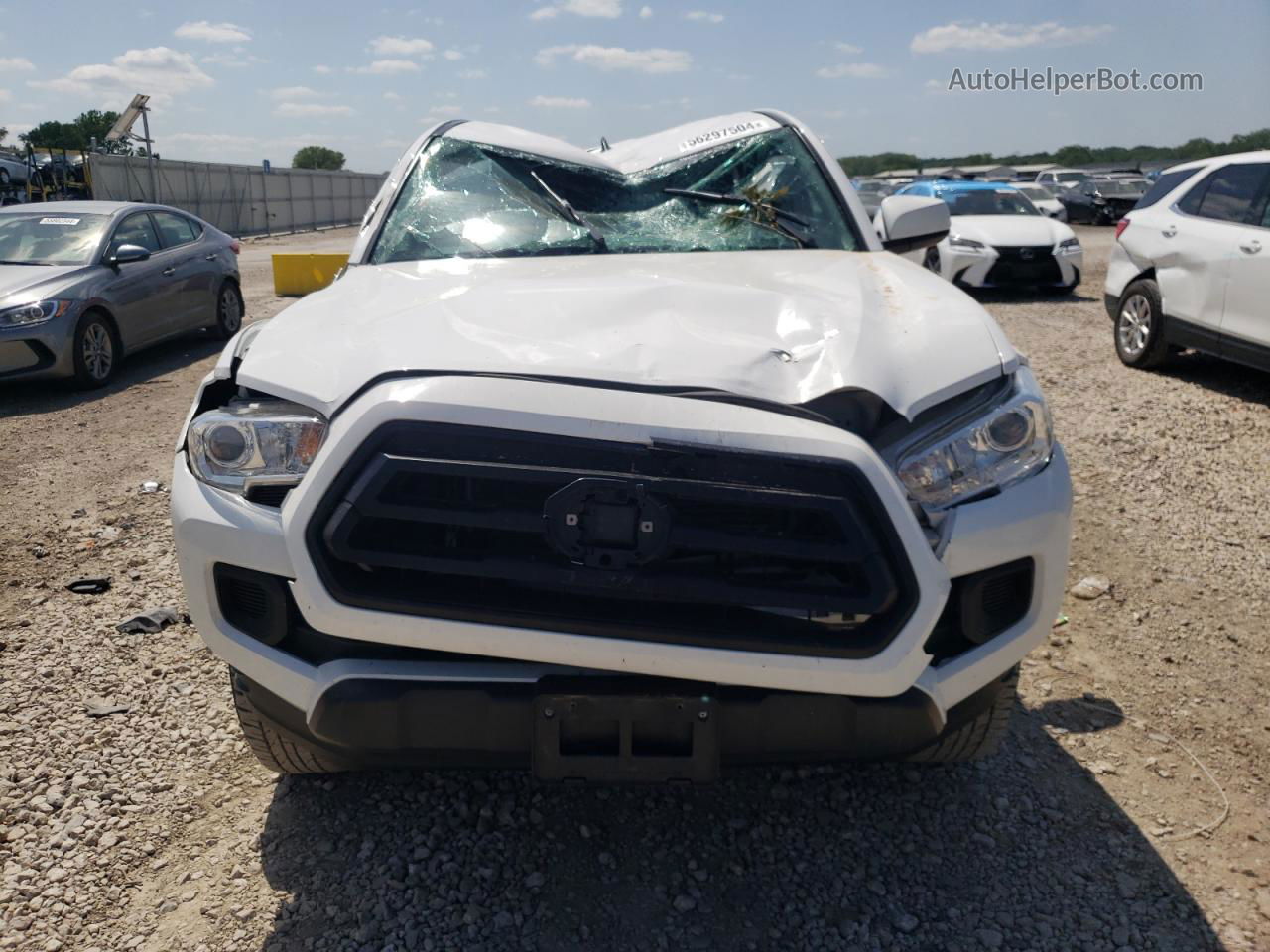 2020 Toyota Tacoma Double Cab White vin: 5TFCZ5AN1LX212816