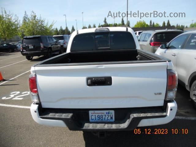 2021 Toyota Tacoma 4wd Sr/sr5/trd Sport White vin: 5TFCZ5AN1MX268756