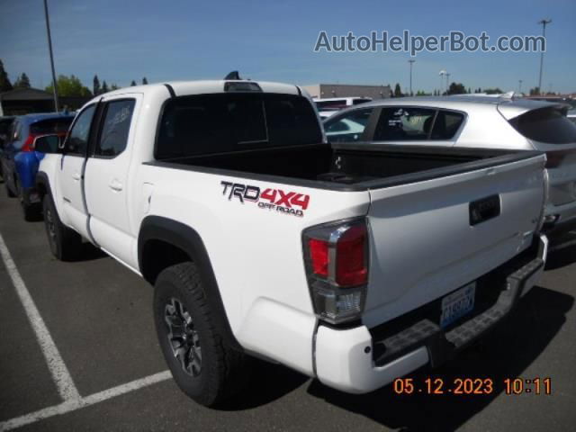 2021 Toyota Tacoma 4wd Sr/sr5/trd Sport White vin: 5TFCZ5AN1MX268756