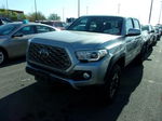 2021 Toyota Tacoma 4wd Sr/sr5/trd Sport Silver vin: 5TFCZ5AN1MX272211