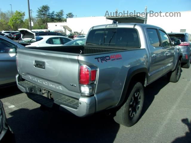 2021 Toyota Tacoma 4wd Sr/sr5/trd Sport Silver vin: 5TFCZ5AN1MX272211