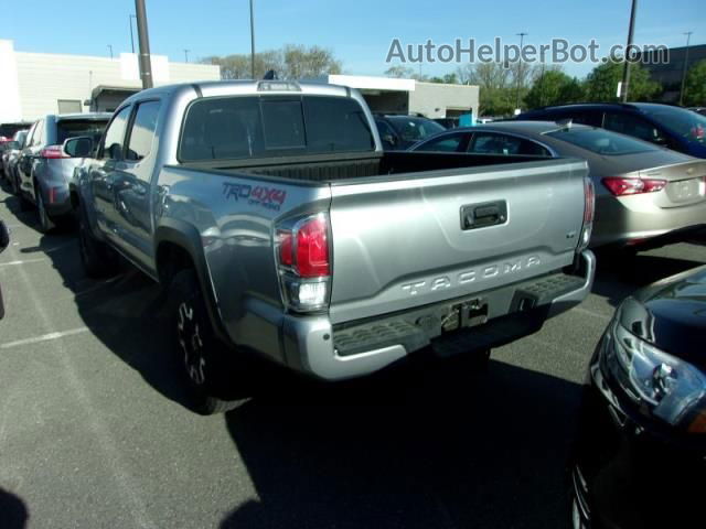 2021 Toyota Tacoma 4wd Sr/sr5/trd Sport Silver vin: 5TFCZ5AN1MX272211